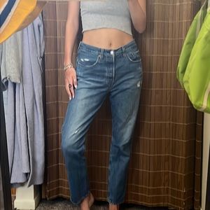 Blue Levi 501 Jeans